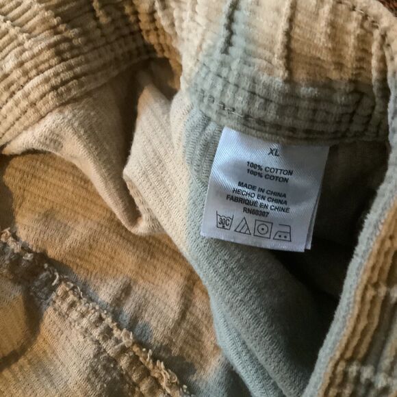 Unionbay Shorts Men Xl Brown  Corduroy Drawstring Chino Casual Y2K VTG - Picture 4 of 4